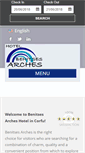 Mobile Screenshot of hotelbenitsesarches.com