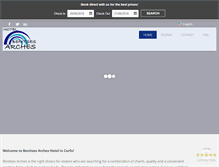 Tablet Screenshot of hotelbenitsesarches.com